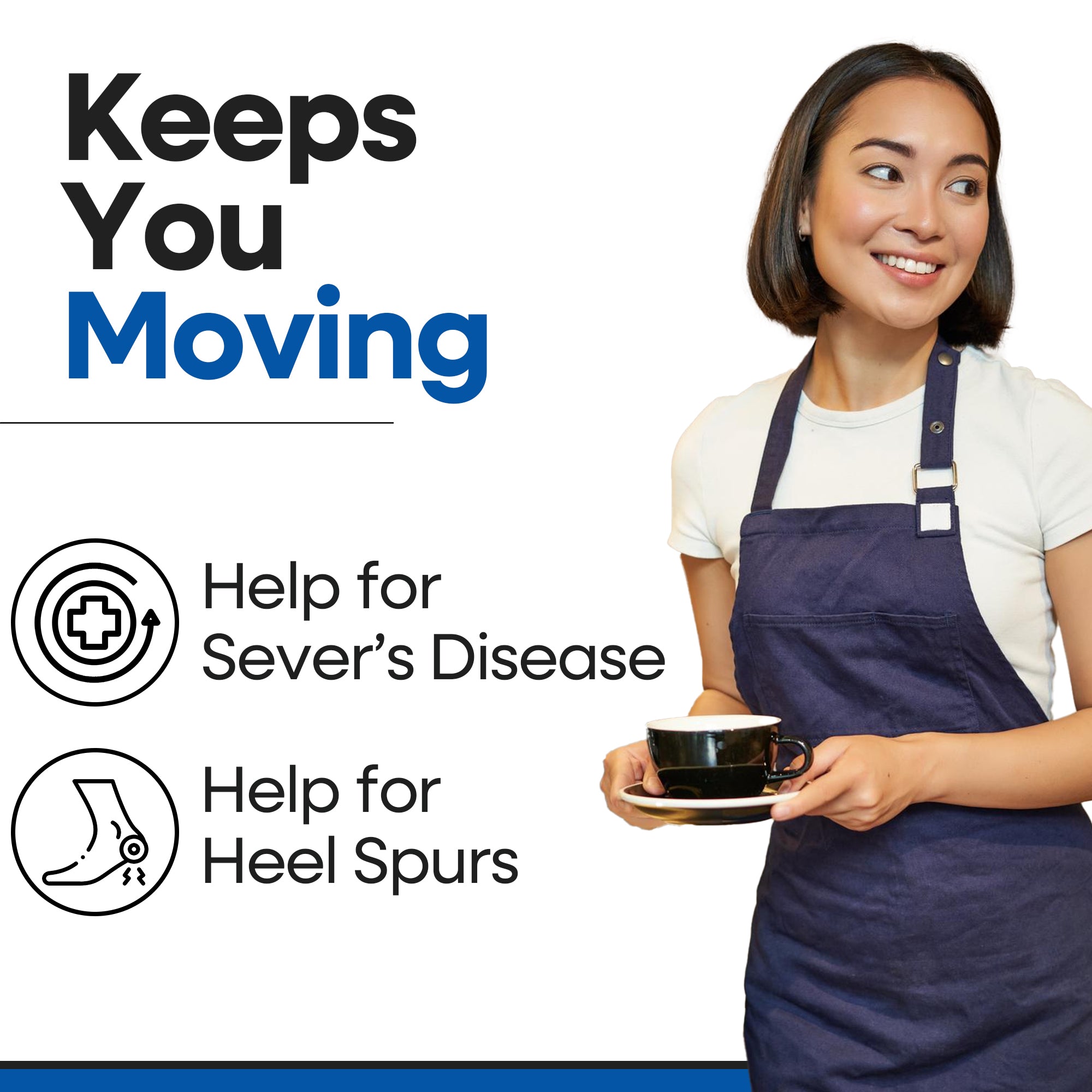 Gel Heel Cups Plantar Fasciitis Inserts 3 x Pairs