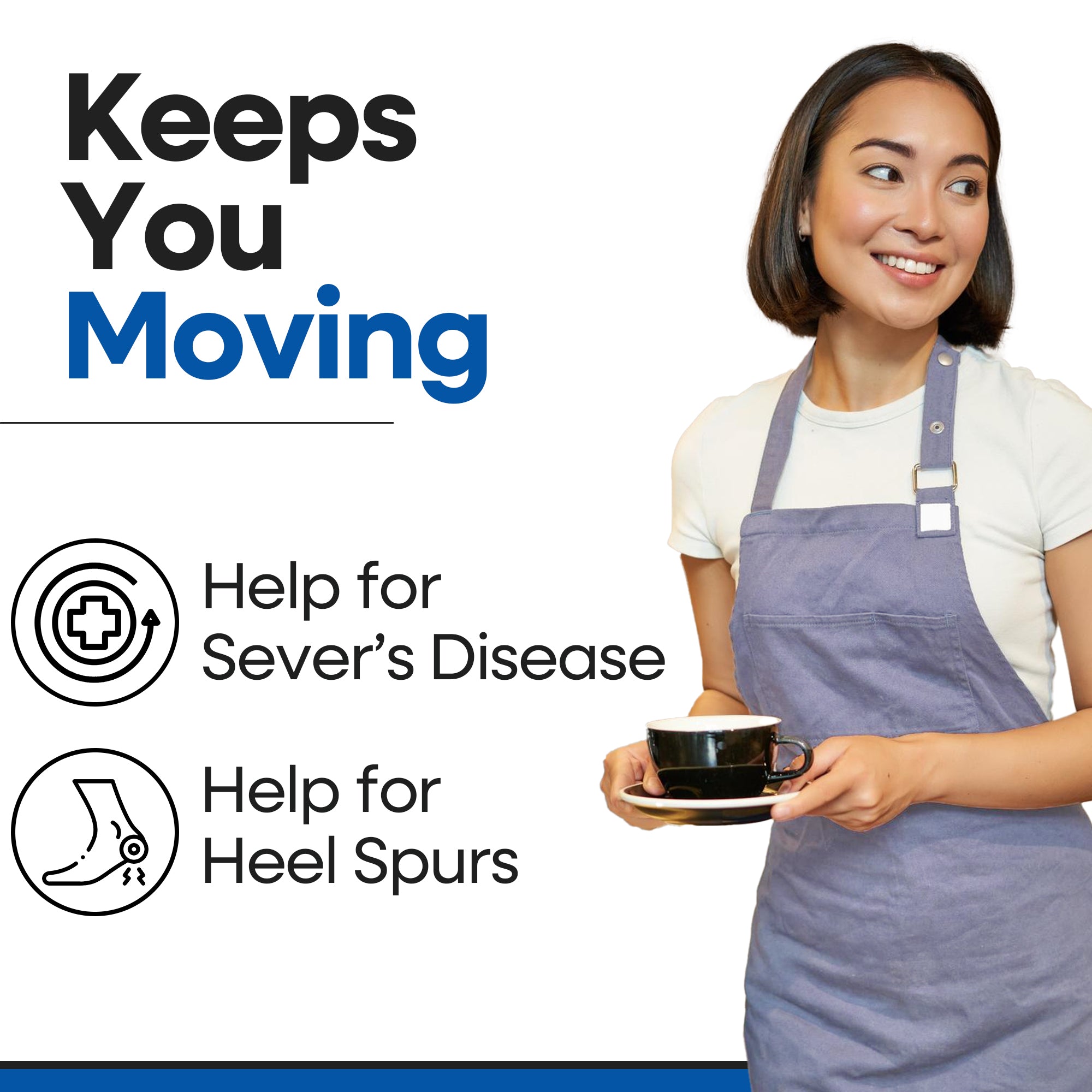 Copper Infused Plantar Fasciitis Brace Arch Supports (3 Pairs)