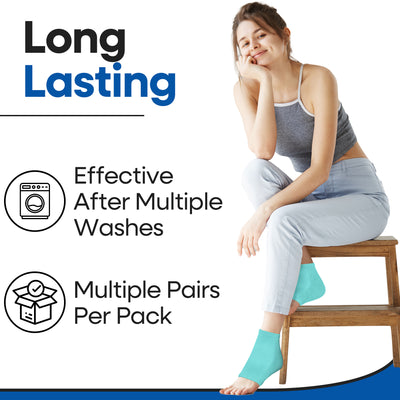 Moisturizing Heel Socks Cracked Heel Treatment (3 Pairs)