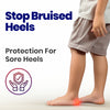 Kids Heel Cups for Heel Pain - Gel Heel Cushions 3 Pairs