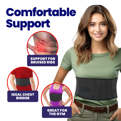 Rib Brace Chest Binder – Broken or Cracked Rib Belt