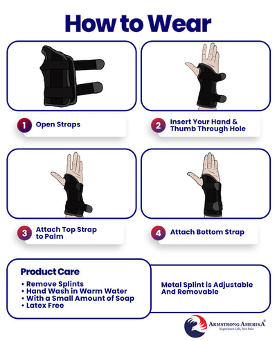 Carpal Tunnel Wrist Brace Night Support