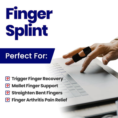 Finger Brace Trigger Finger Splint - 2 Pack