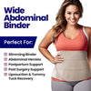 Abdominal Binder Plus Size Belly Binder - Beige Stomach Compression Wrap