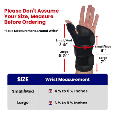 Thumb Splint & Wrist Brace - Carpal Tunnel Wrist Splint