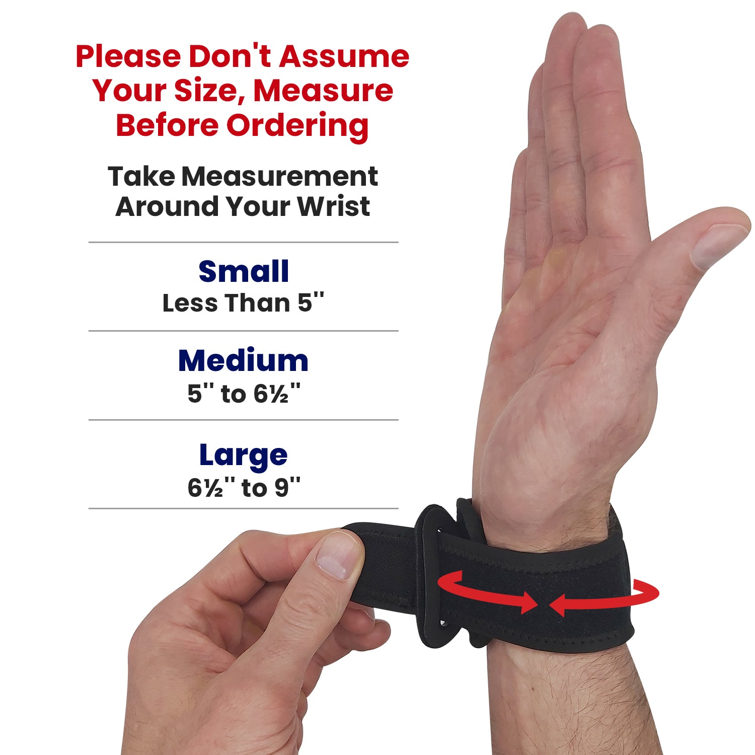 Wrist Wrap Compression Wrist Brace For TFCC Tears