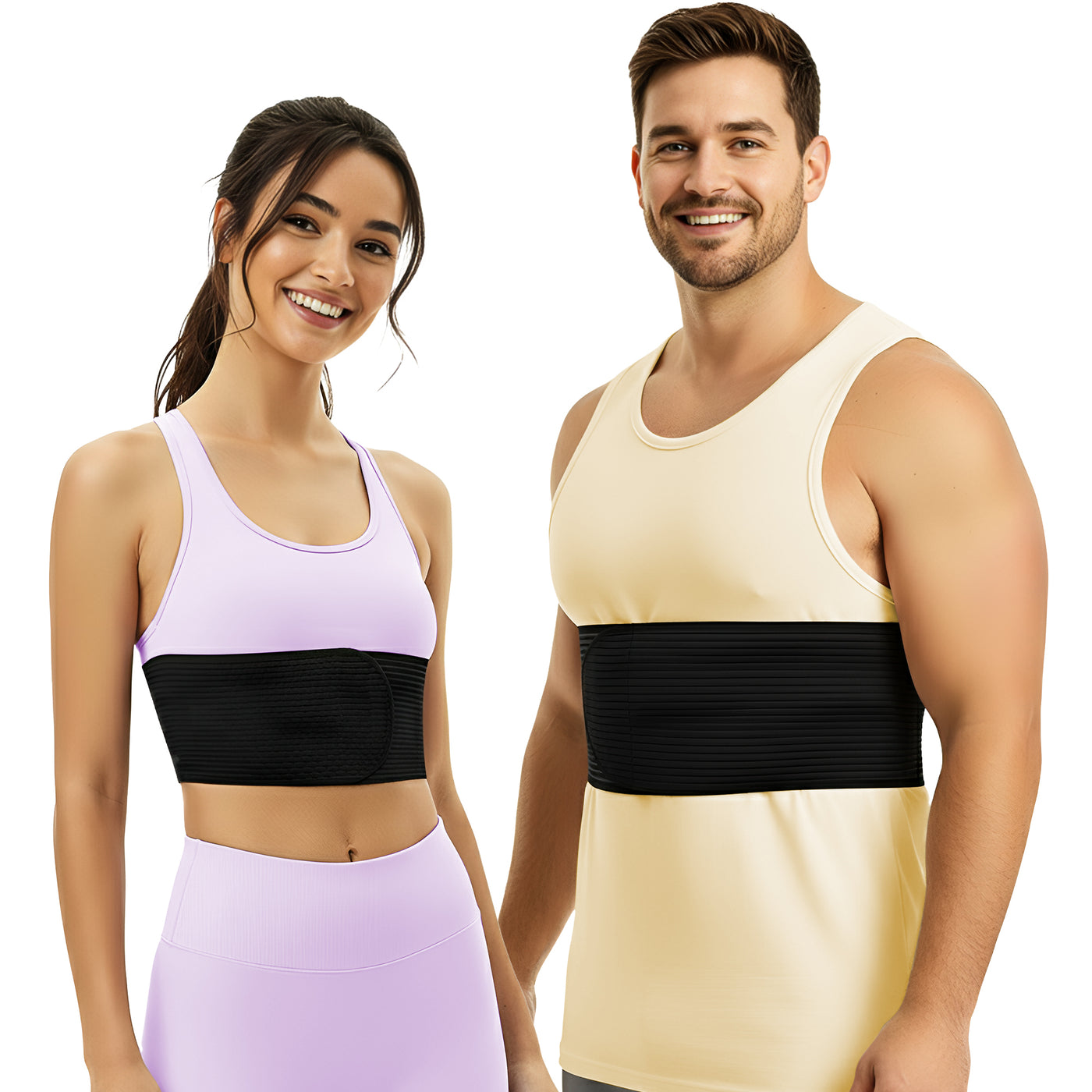 Rib Brace Chest Binder for Rib Pain Relief