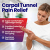 Carpal Tunnel Brace Wrist Splint - Longer for Extra Wrist Support (Fits Both Hands)