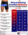 Hip Brace Thigh Compression Sleeve – Plus Size Hamstring Compression Sleeve