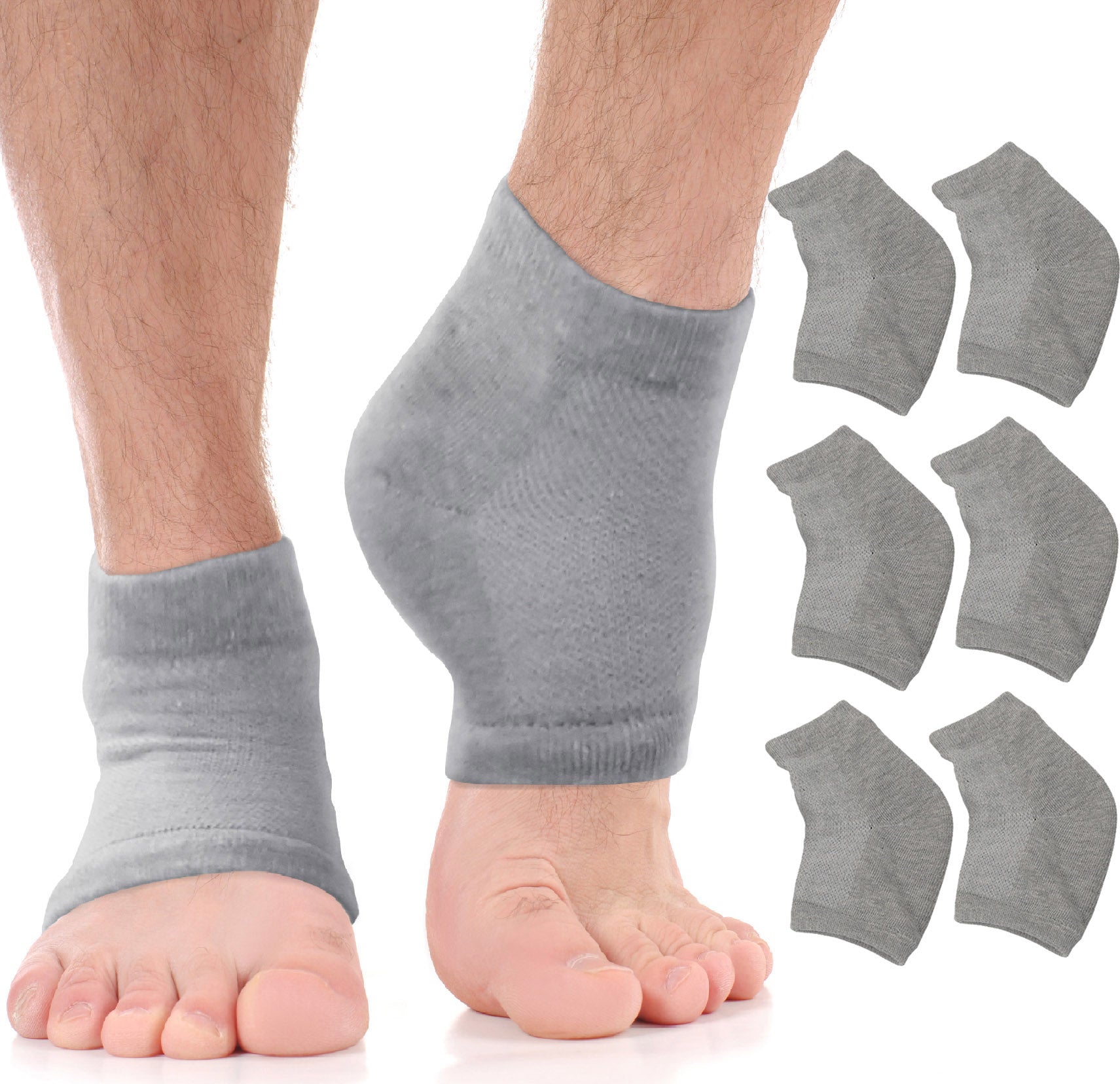 Moisturizing Heel Socks Cracked Heel Treatment (3 Pairs