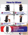 Carpal Tunnel Brace Wrist Splint - Longer for Extra Wrist Support (Fits Both Hands)