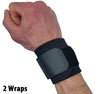 Wrist Wraps for Wrist Support – Wrist Compression for Tendonitis (2 Wraps)